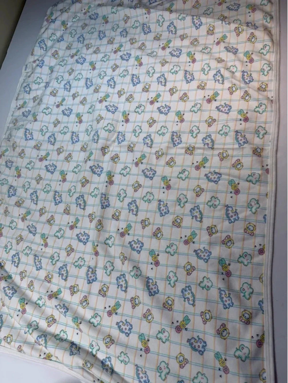 Agabang Vintage 100% Cotton Animal Print Baby Receiving Blanket